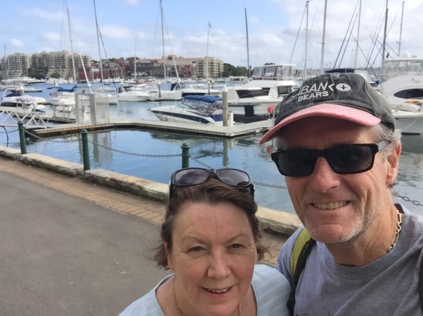 Marina at Rozelle, in front of the site of the old Balmain Power Station