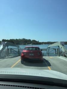 Car ferry home from Mortlake to Putney